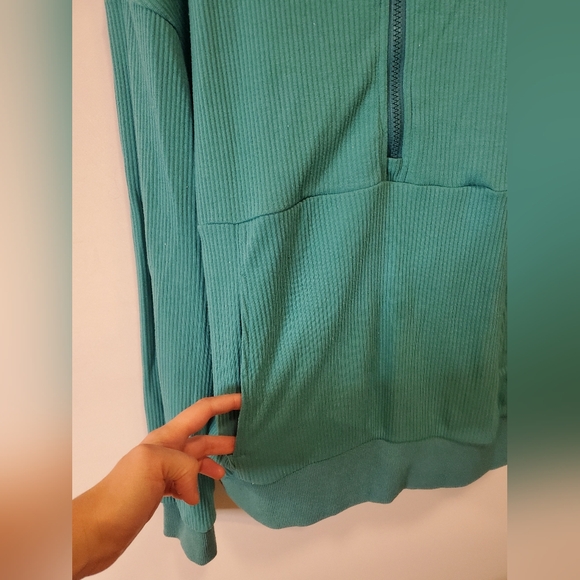 Teal Ribbed Set - Picture 6 of 11